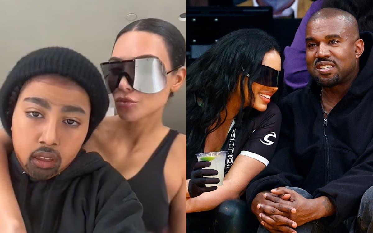 North West y Kim Kardashian han llamado la atención con sus últimos TikToks