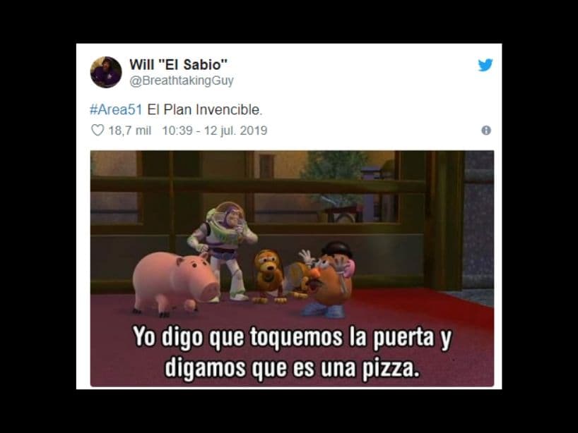 El evento de Facebook "Storm Area 51, They Can't Stop All of Us", tiene un millón de usuarios confirmados y casi dos millones de interesados.